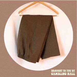 vintage green slacks
